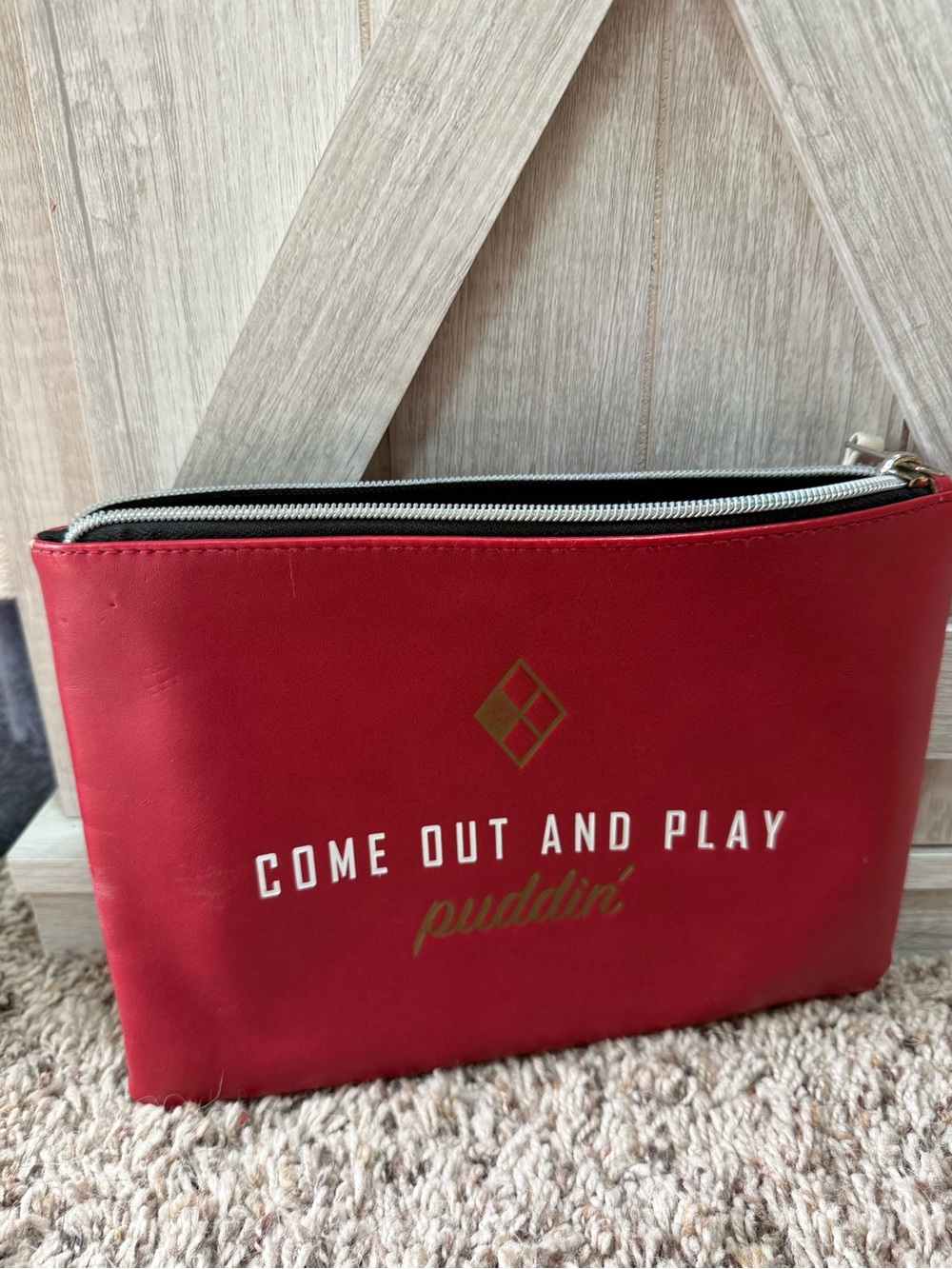 DC Comics Red 'Come Out and Play Puddin' Clutch